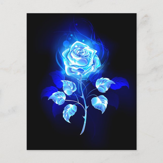 Burning Blue Rose (Front)