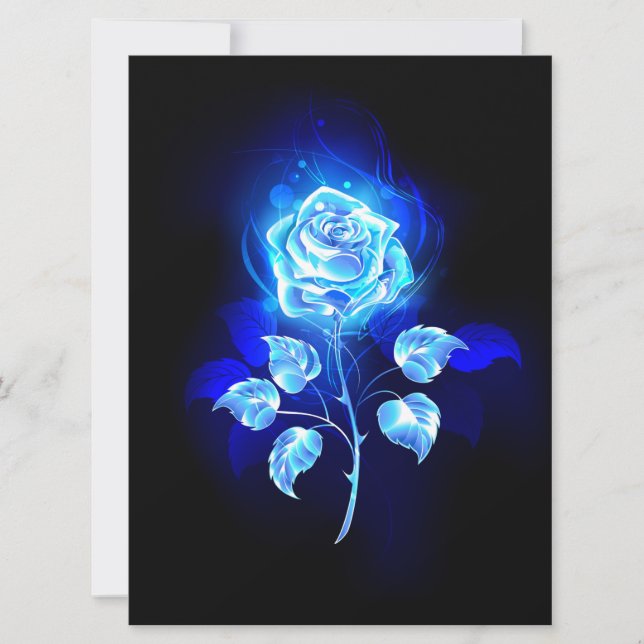 Burning Blue Rose Announcement (Front)