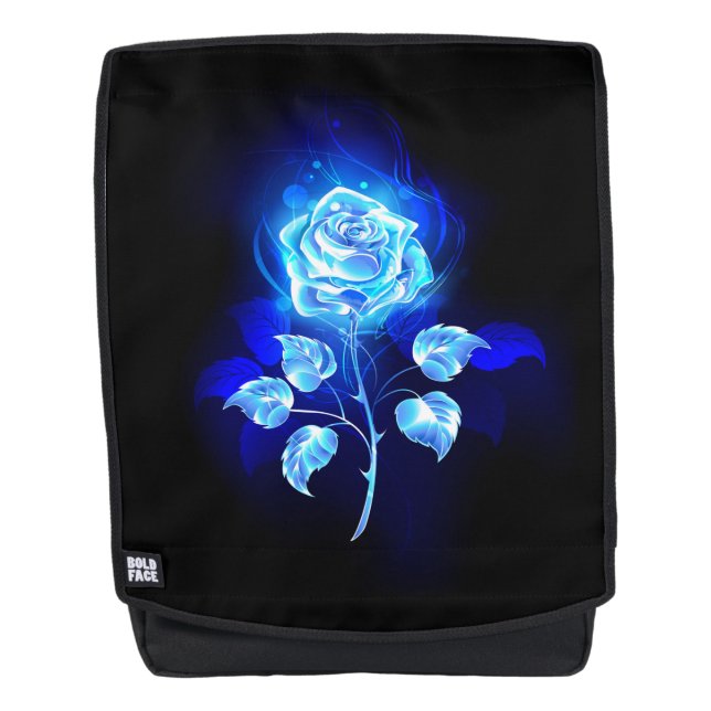 Burning Blue Rose Backpack (Front)