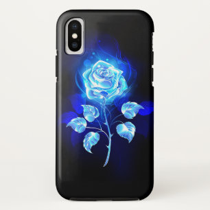 Burning Blue Rose Case-Mate iPhone Case