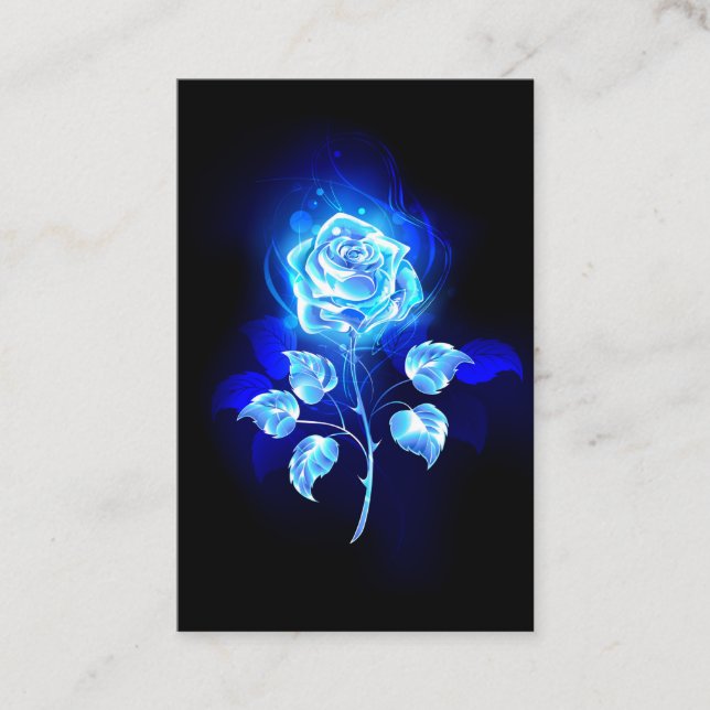 Burning Blue Rose Discount Card (Front)