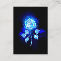 Burning Blue Rose