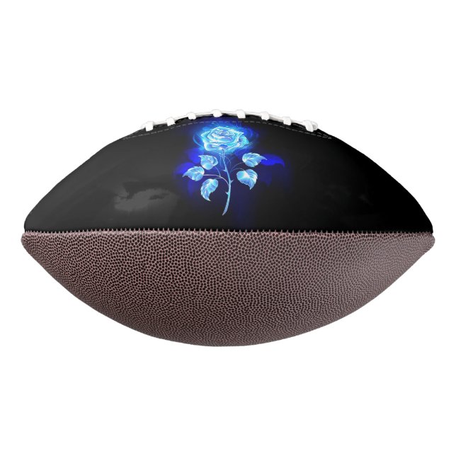 Burning Blue Rose Football (Rotated 270)