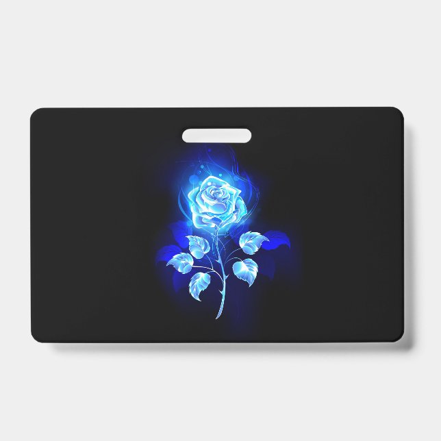 Burning Blue Rose ID Badge (Front)