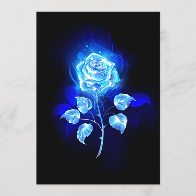 Burning Blue Rose Programme (Front)