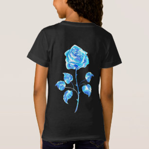 Burning Blue Rose T-Shirt
