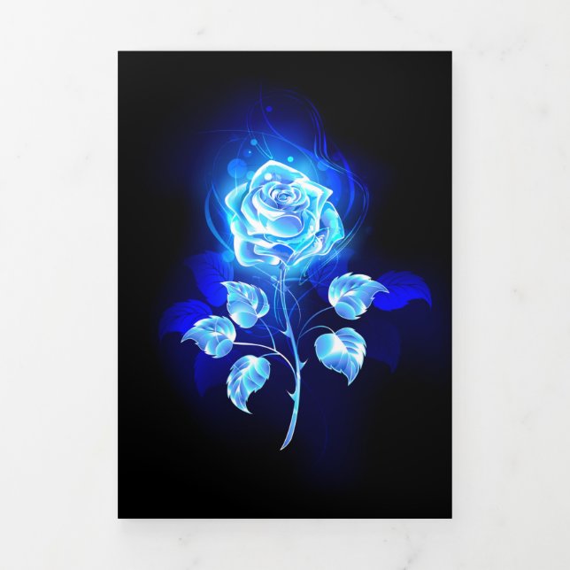 Burning Blue Rose Tri-Fold Programme (Cover)