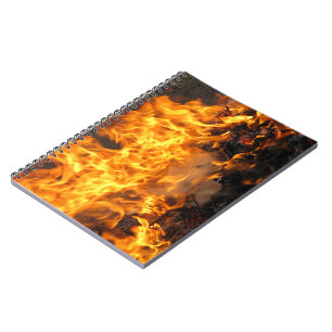 Burning Brush Spiral Notebook