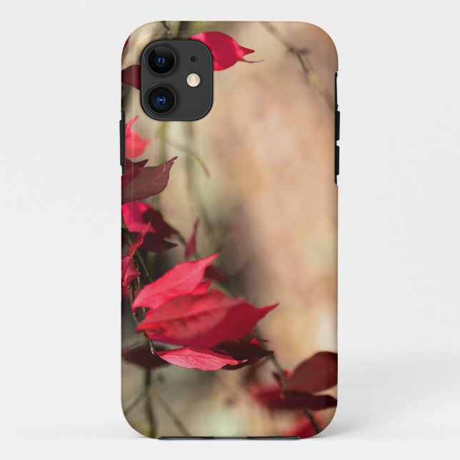Burning Bush Autumn Foliage - Euonymus alatus Case-Mate iPhone Case (Back)