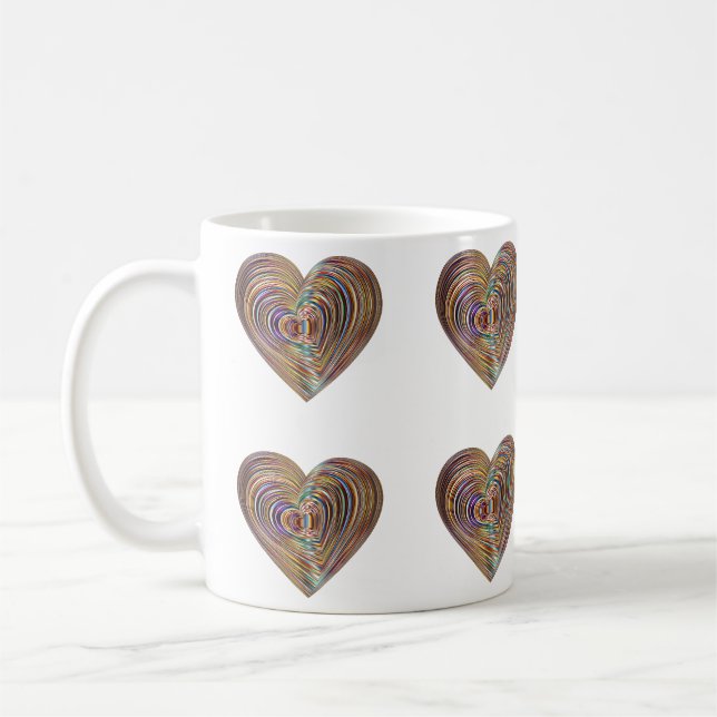 Burning Bush Minimalist Symbol Coffee Mug (Left)