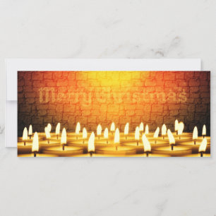 Burning candles - Merry Christmas