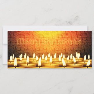 Burning candles - Merry Christmas