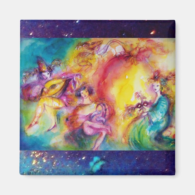 BURNING CARNIVAL MAGNET (Front)