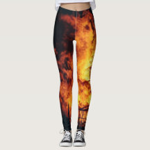 Burning Church Leggings