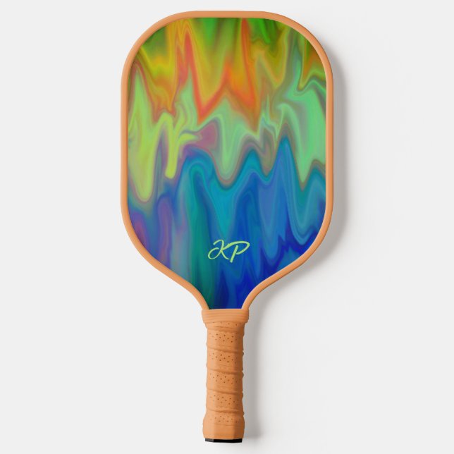 Burning Colours Pickleball Paddle (Back)