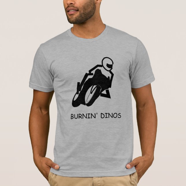 Burning Dinos! T-Shirt (Front)