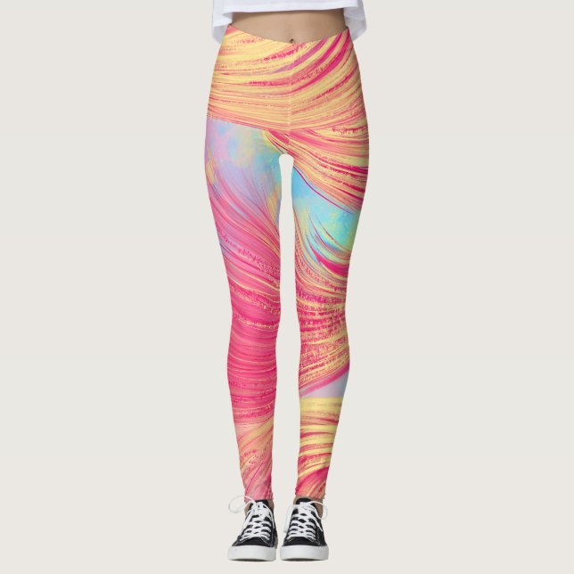 burning embers  leggings (Front)
