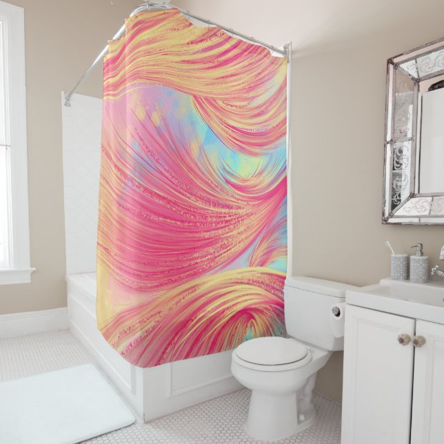 Burning Embers  Shower Curtain (In Situ)