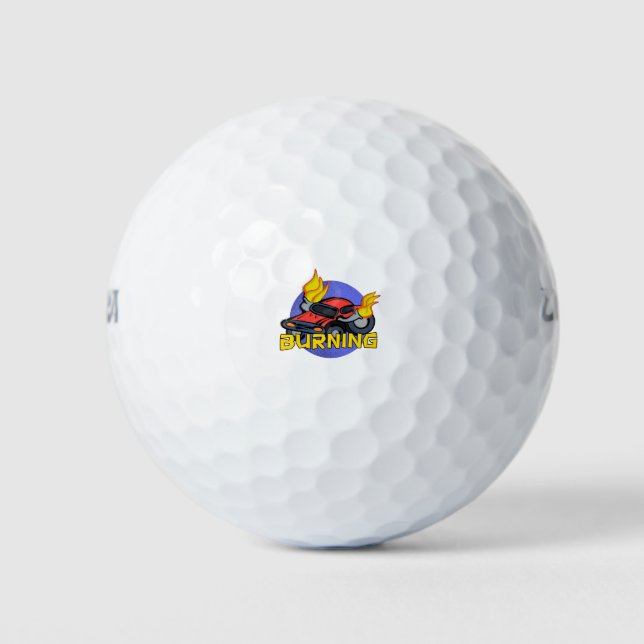 Burning Golf Balls (Front)