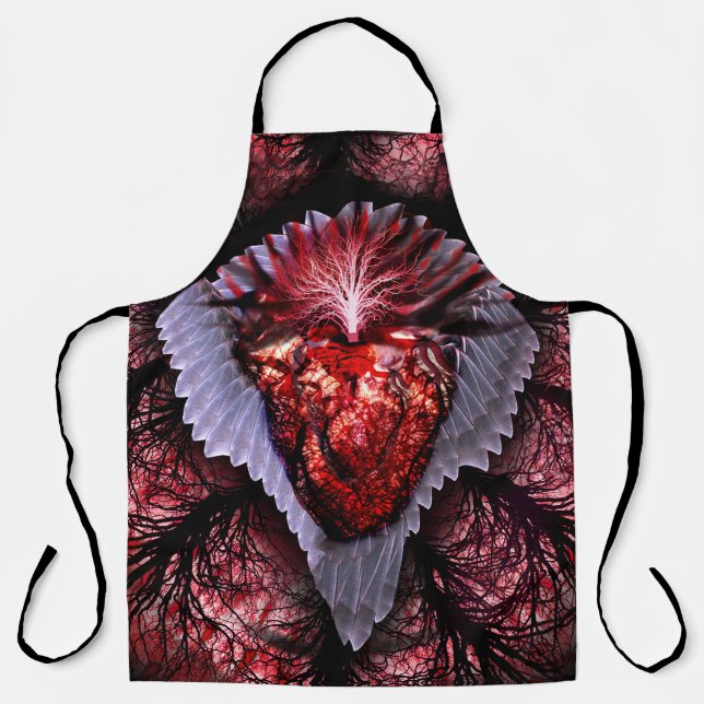 Burning Heart Apron (Front)