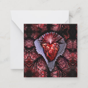 Burning Heart Card