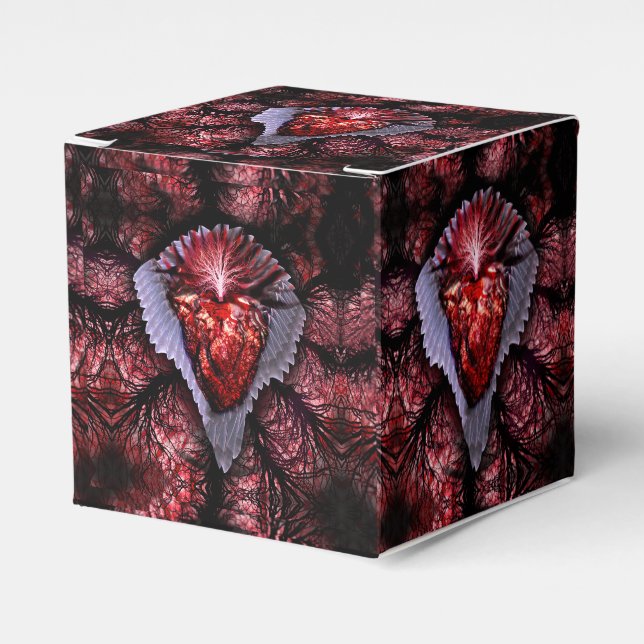 Burning Heart Favour Box (Front Side)