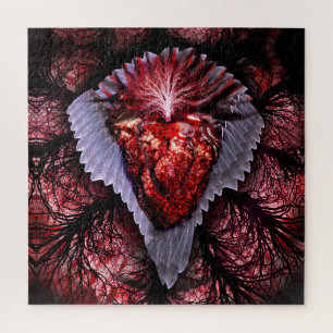 Burning Heart Jigsaw Puzzle
