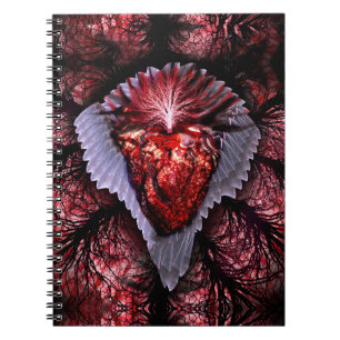 Burning Heart Notebook