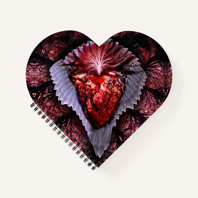 Burning Heart Notebook (Front)