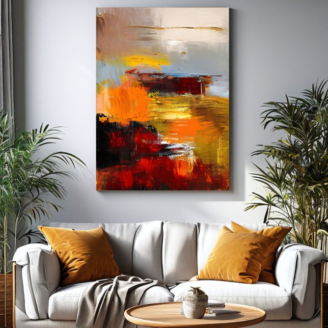 Burning Horizon Canvas Print (Creator Uploaded)
