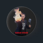 Burning in Your Touch Black T-Shirt - Fabian Starr 6 Cm Round Badge<br><div class="desc">Wear your favorite song! This premium black t-shirt features "Burning in Your Touch" - the hit track that fans love. Perfect for music enthusiasts, concert-goers, and dedicated fans. The classic black tee is comfortable, versatile, and makes a powerful statement. Show your support for the artist and carry the music with...</div>