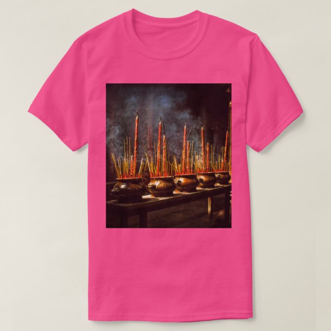Burning Incense T-Shirt (Design Front)