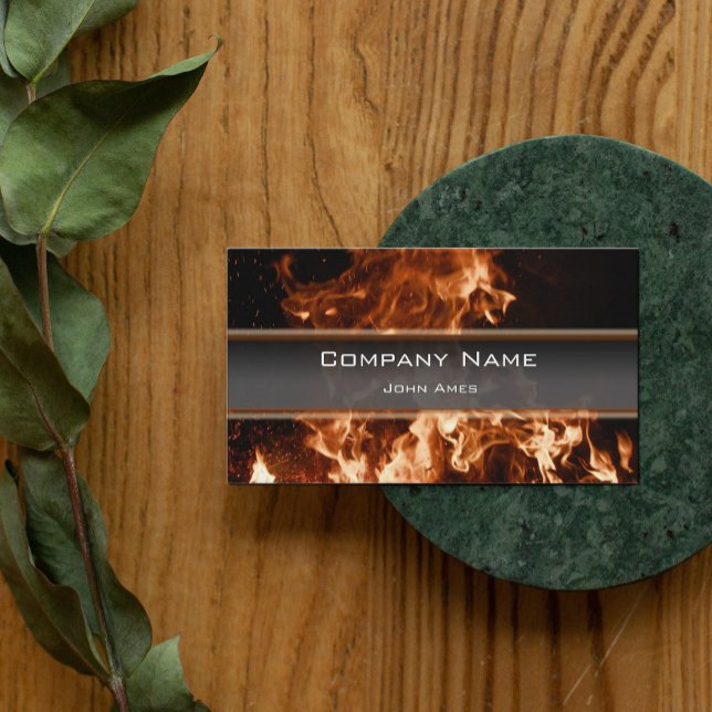 Burning Inferno Business Card (Creator Uploaded)