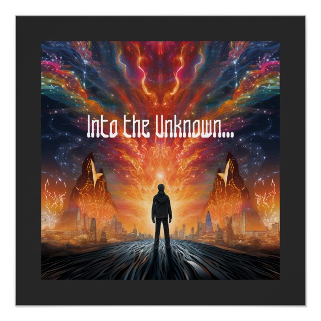Burning Man Into the Unknown Poster (Front)