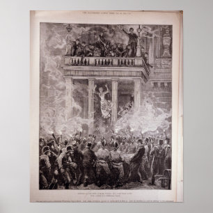Burning of the Ring Theatre, Vienna Poster