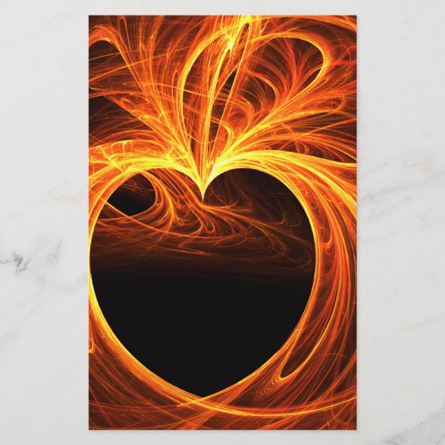 "Burning One" Personalised Stationery (Front)