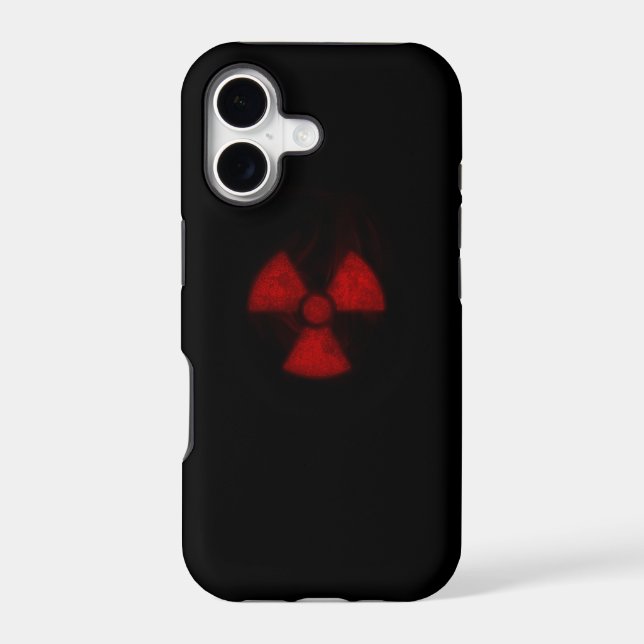 burning radioactive iphone case (Back)