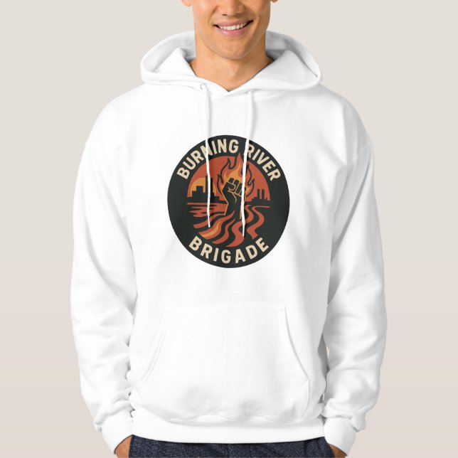 Burning River Brigade Hoodie (Front)