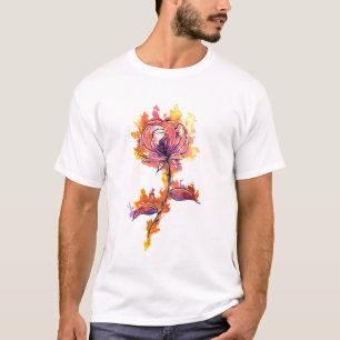 Burning Rose Tattoo T-Shirt