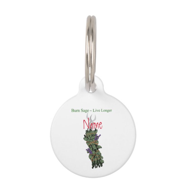 Burning Sage Thunder_Cove Pet Tag (Front)