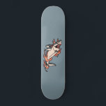 Burning Shark Flaming Tattoo Style Illustration Skateboard<br><div class="desc">This cool skateboard featuring burning shark illustration would make a wonderful gift for shark lover!</div>