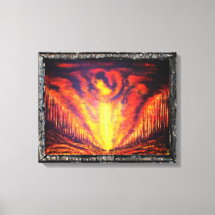 Burning Sky Canvas Print