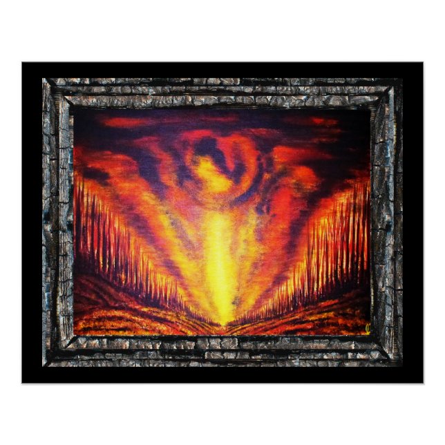 Burning Sky Poster (Front)