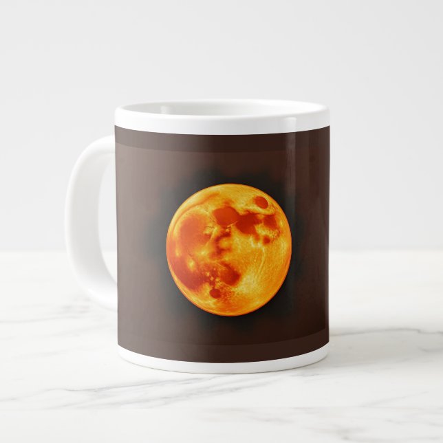 Burning Sun Large Coffee Mug (Front Left)