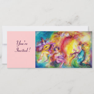 BURNING THE CARNIVAL, Mardi Gras Masquerade Ball Invitation