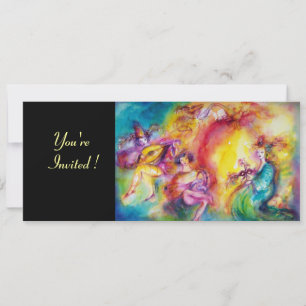 BURNING THE CARNIVAL, Mardi Gras Masquerade Ball Invitation