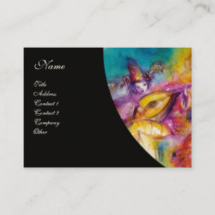 BURNING THE CARNIVAL / Theatre ,Dance and Music Business Card