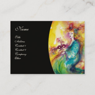 BURNING THE CARNIVAL / Theatre ,Dance and Music Business Card