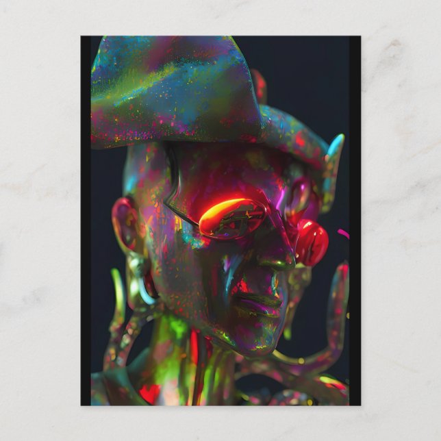 Burning Up in the Upgrade Process - Ken Gauge Art Postcard (Front)