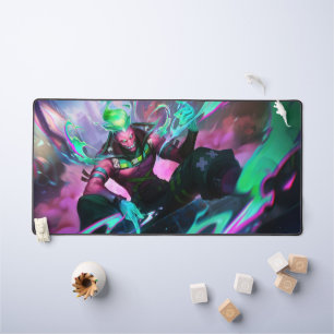 Burning Vengeance Gaming Desk Mat   flame mousepad